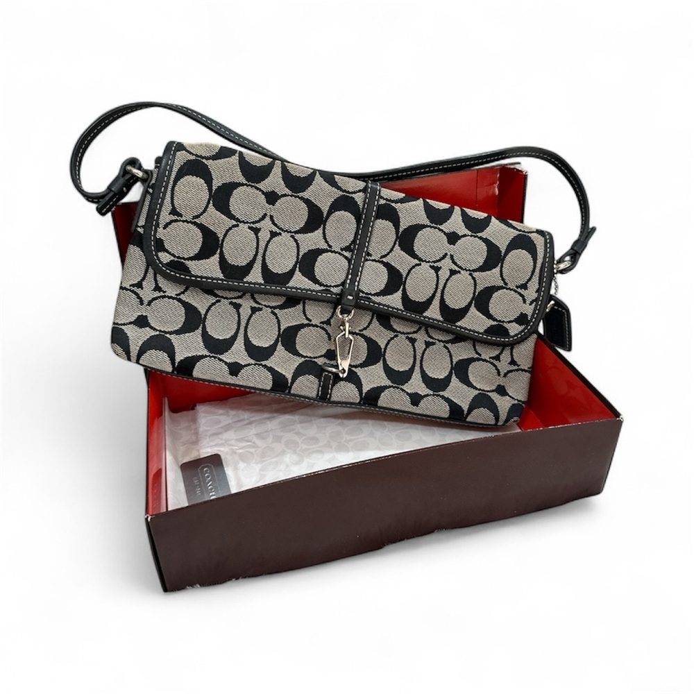 Elegant Black and Gray Women's Bag